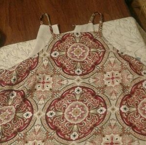 Cute halter with fun pattern from INC