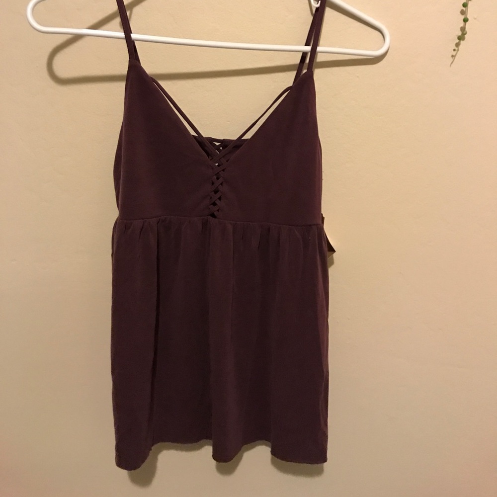 AEO V neck babydoll tank