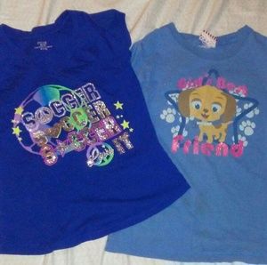 BOGO Girls tshirt set size medium