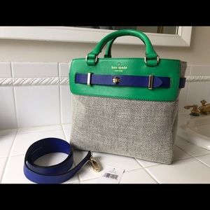 Kate spade skyler bourbon street fabric handbag