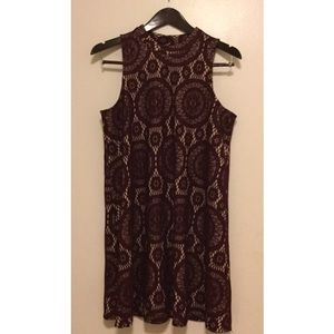 American Rag Deep Red Shift Dress