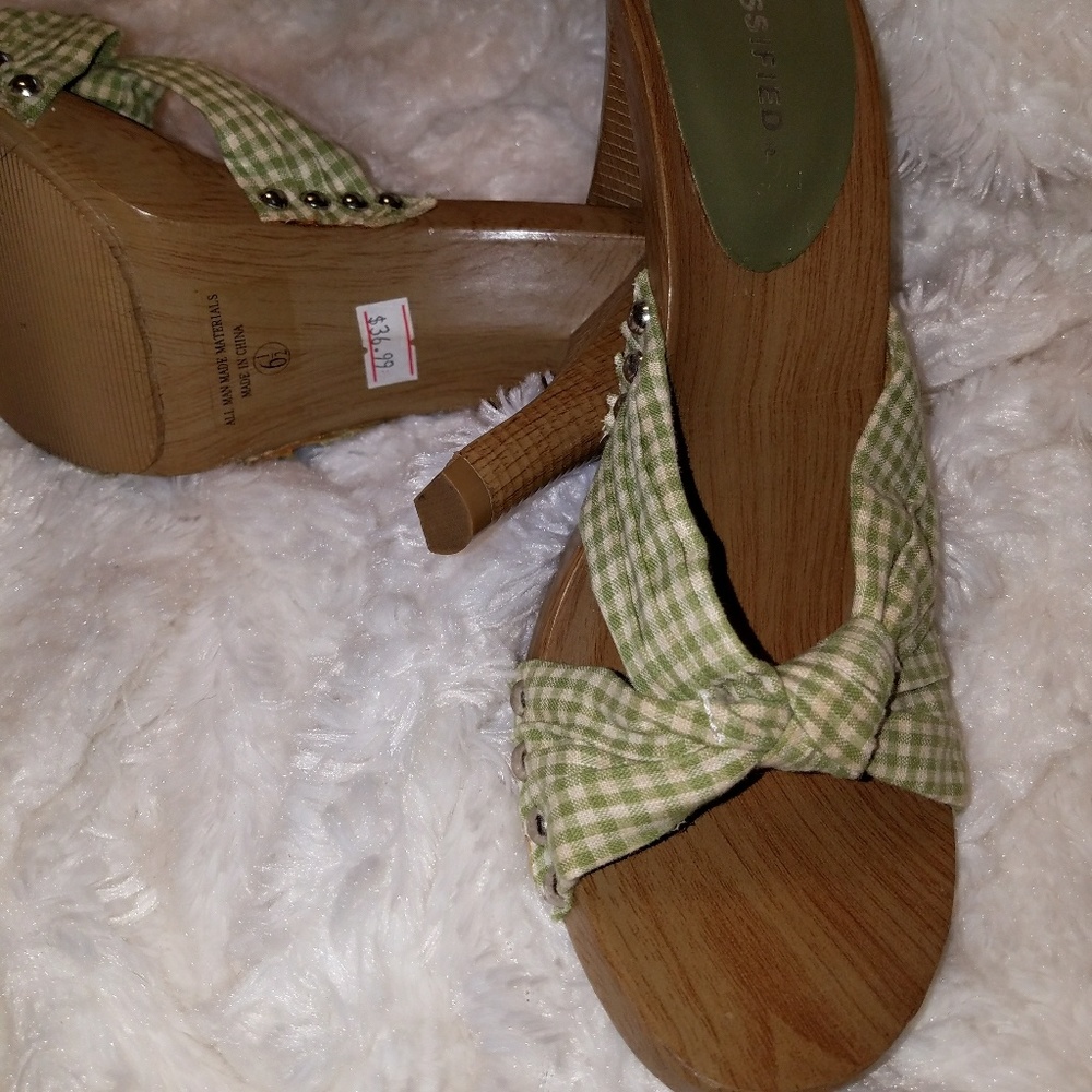 Green heels