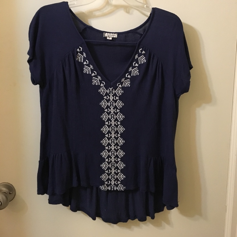 Navy blue top