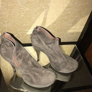 Grey booties