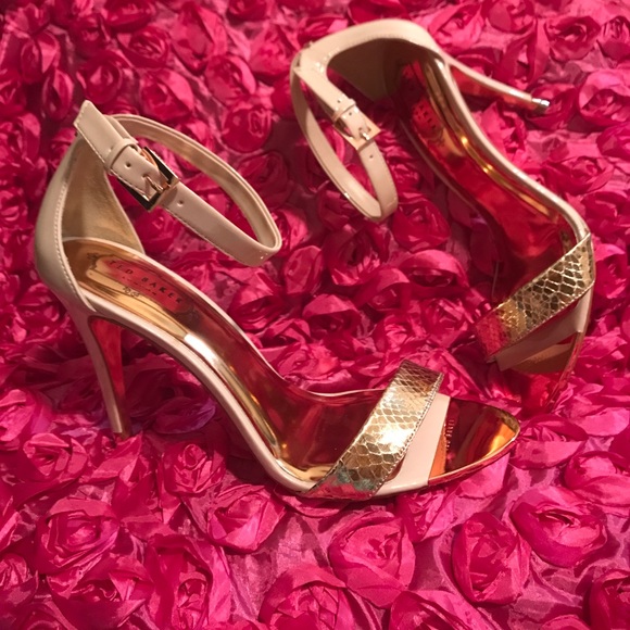 Ted Baker Shoes - Ted Baker Women's Pink Ankle Strap Sandals