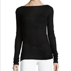 Rag & Bone rib knit long sleeve tee