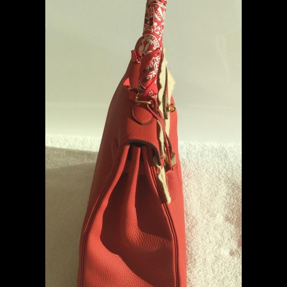 Hermes Kelly II Retourne 35cm Veau Togo Red Bag - Picture 3 of 6