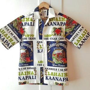 Vintage Keone Lahaina Kanaapali Hawaiian Shirt