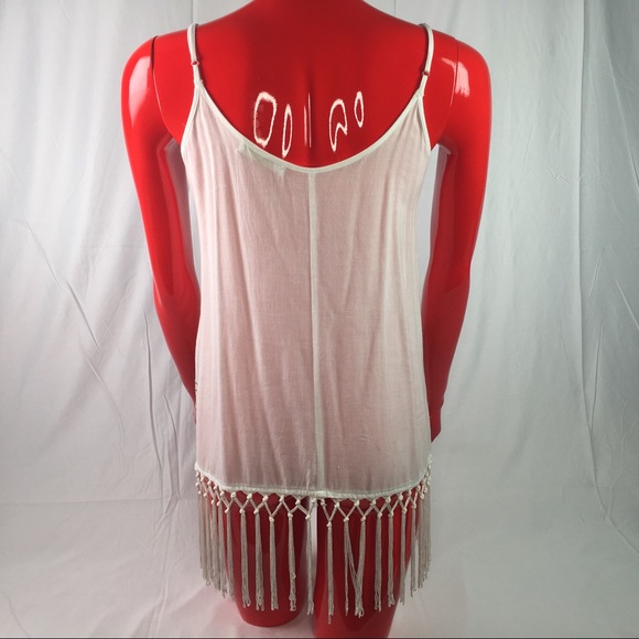 🔻2 for $10 🔻• Entro • embroidered tassel tank - Picture 5 of 7