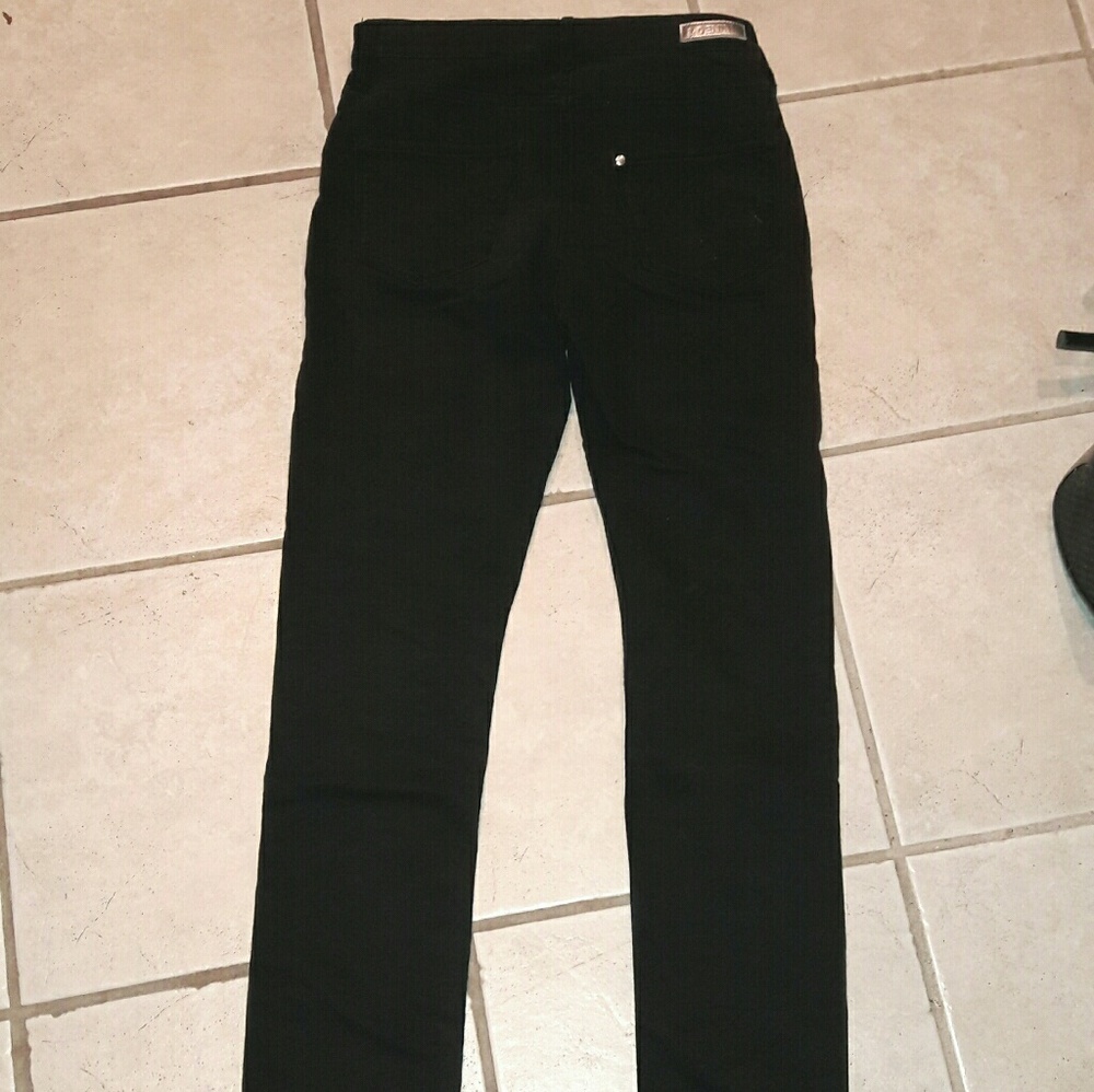 &Denim Super Skinny Stretchy Black Jeans