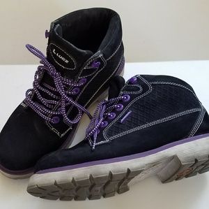purple lugz boots