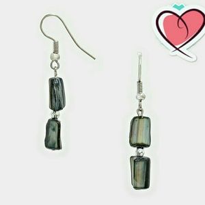 Double Abalone Earings