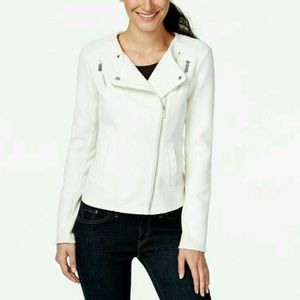White Moto jacket