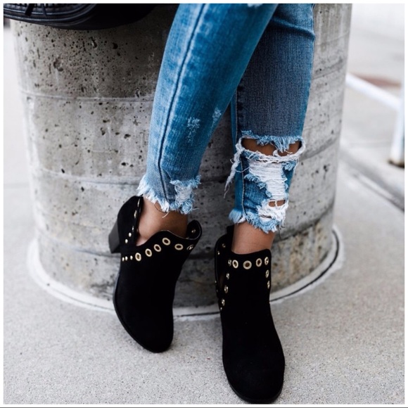 Host Pick!! Grommet Cut Out Side Bootie - Picture 2 of 5