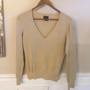 INC GOLD SWEATER