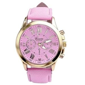 New Women's Watch Geneva Roman numeral Analogue