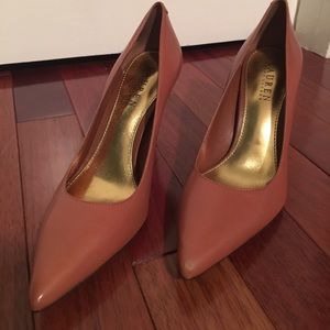 New tan Ralph Lauren heels