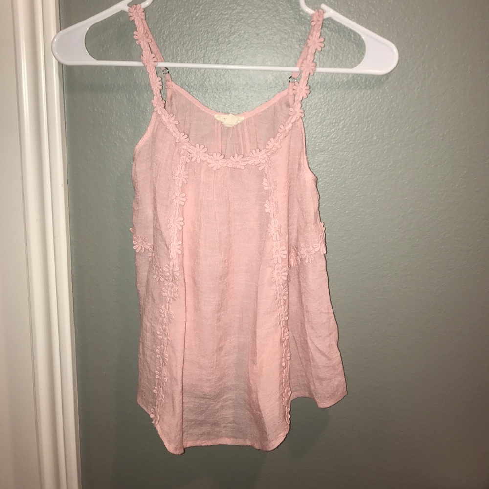 Pink flower top