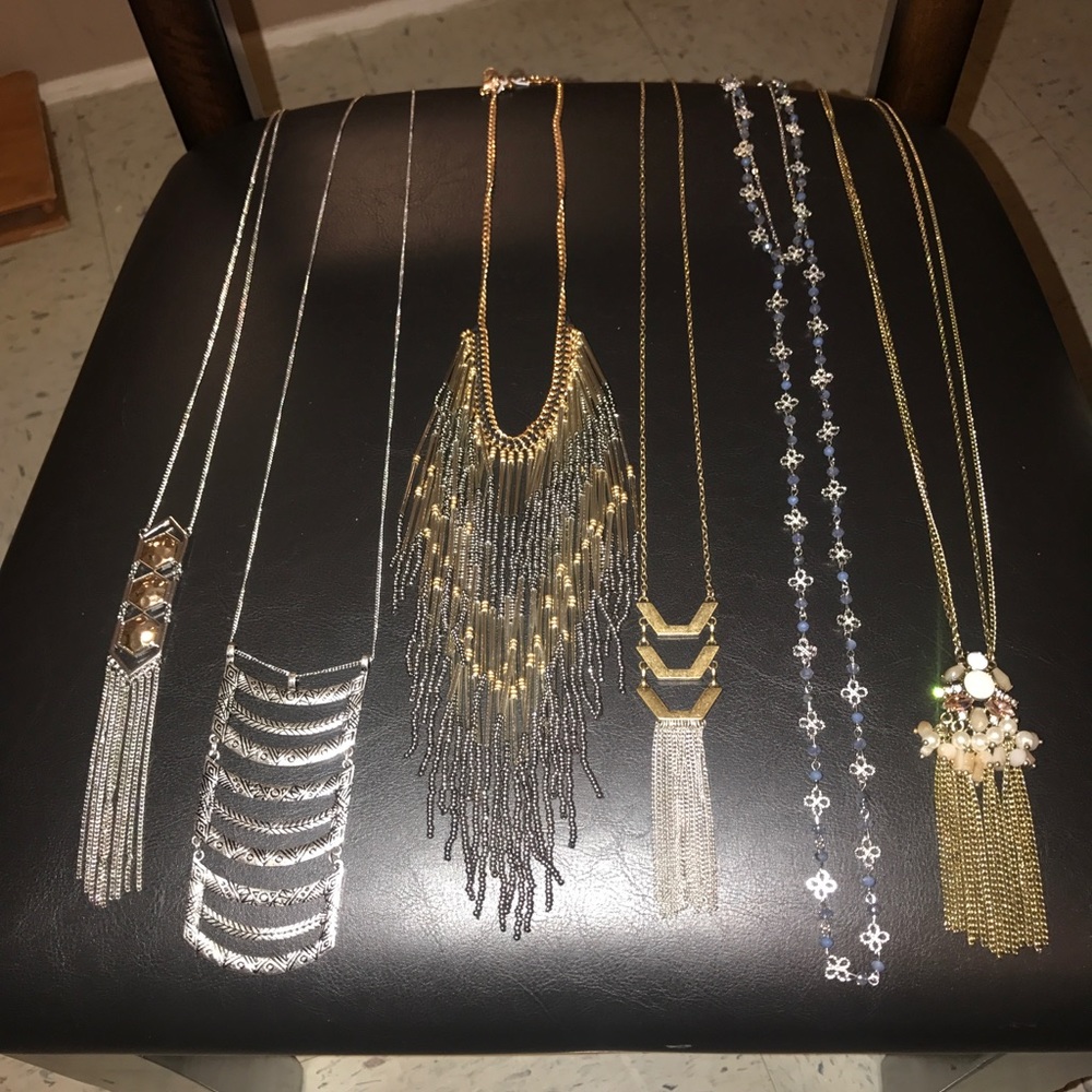 6 necklaces