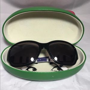 Kate Spade "Libby" sunglasses w/ green case