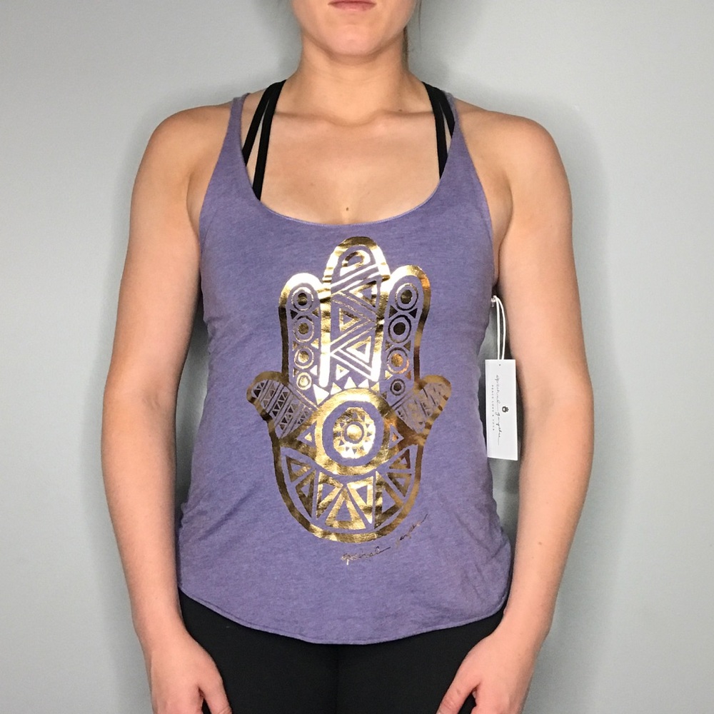 Hamsa Eye Burnout Tank