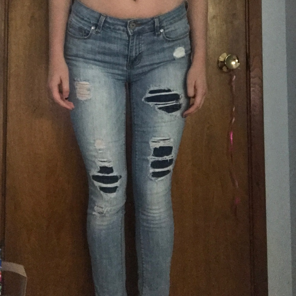 Pacsun Distressed Skinny Jeans