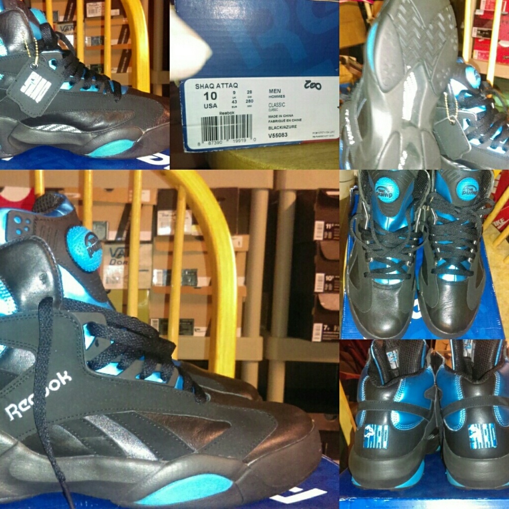 Reebok shaq attack pumps