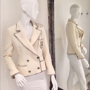 CHANEL ultimate iconic blazer tweed trim