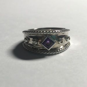Sterling Silver Amethyst Ring