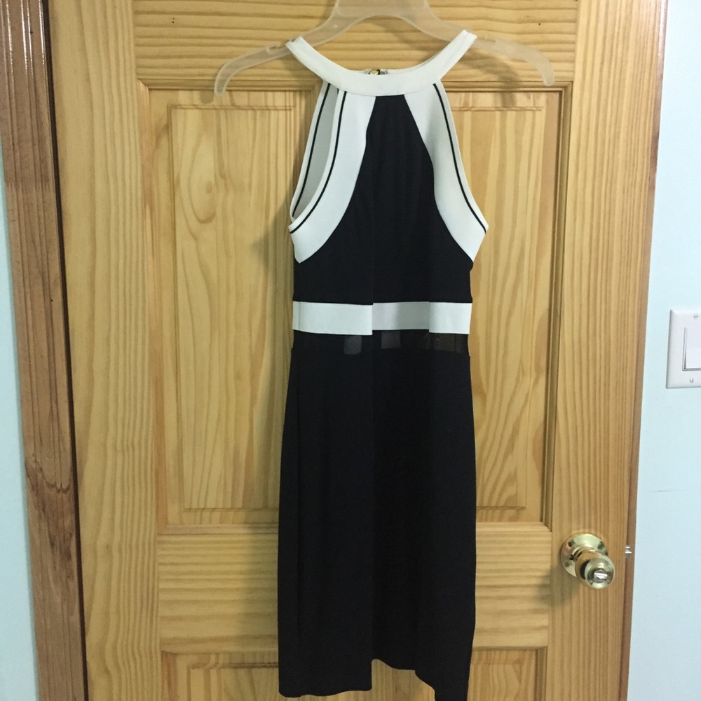 Express fit dress lace black xs
