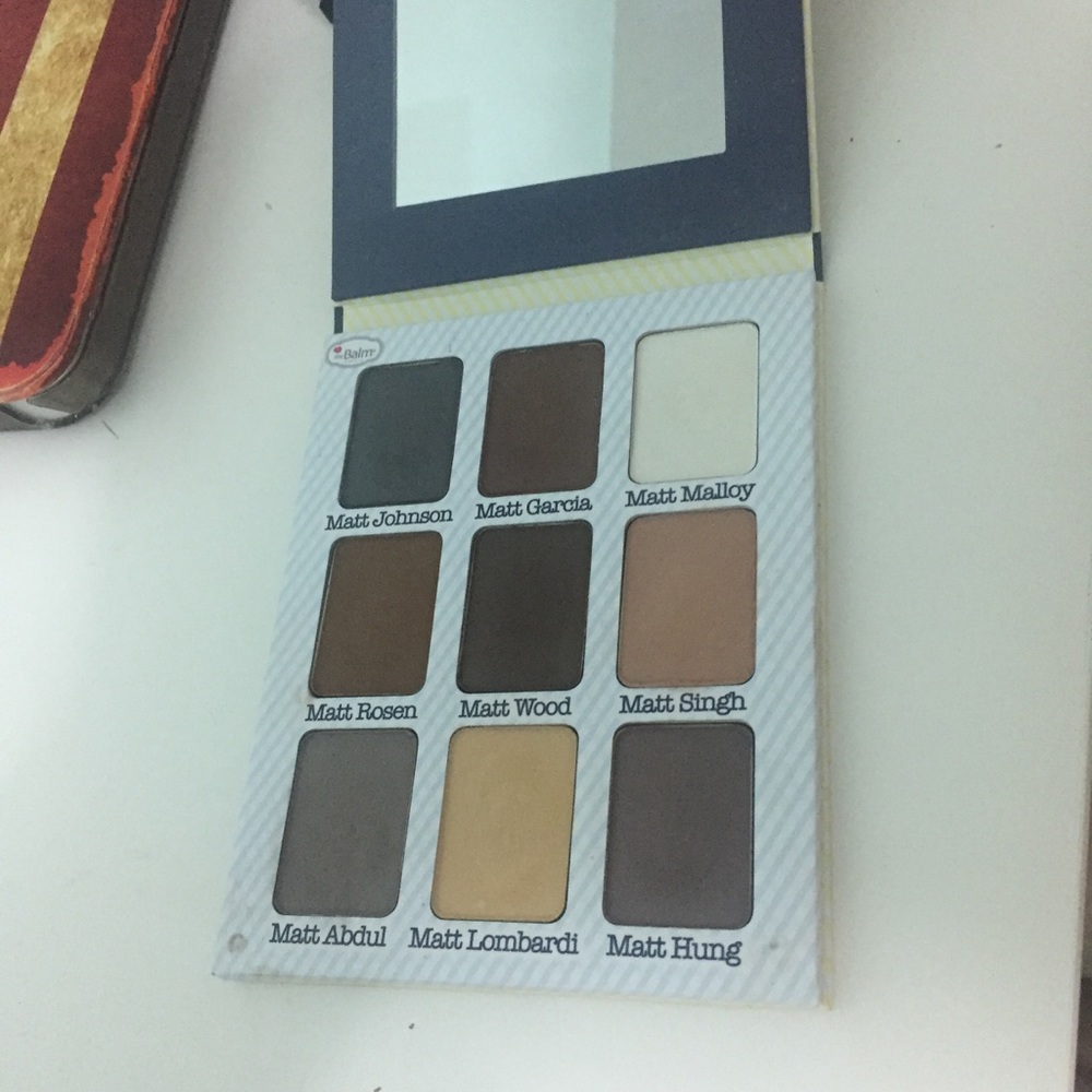The balm cosmetics matte nude eyeshadow palette
