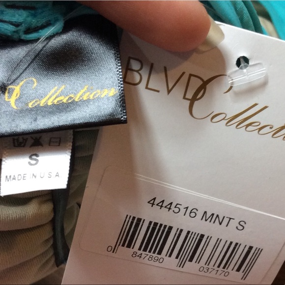 Blvd collection mint strappy bikini. Nwt SZ sm - Picture 4 of 4