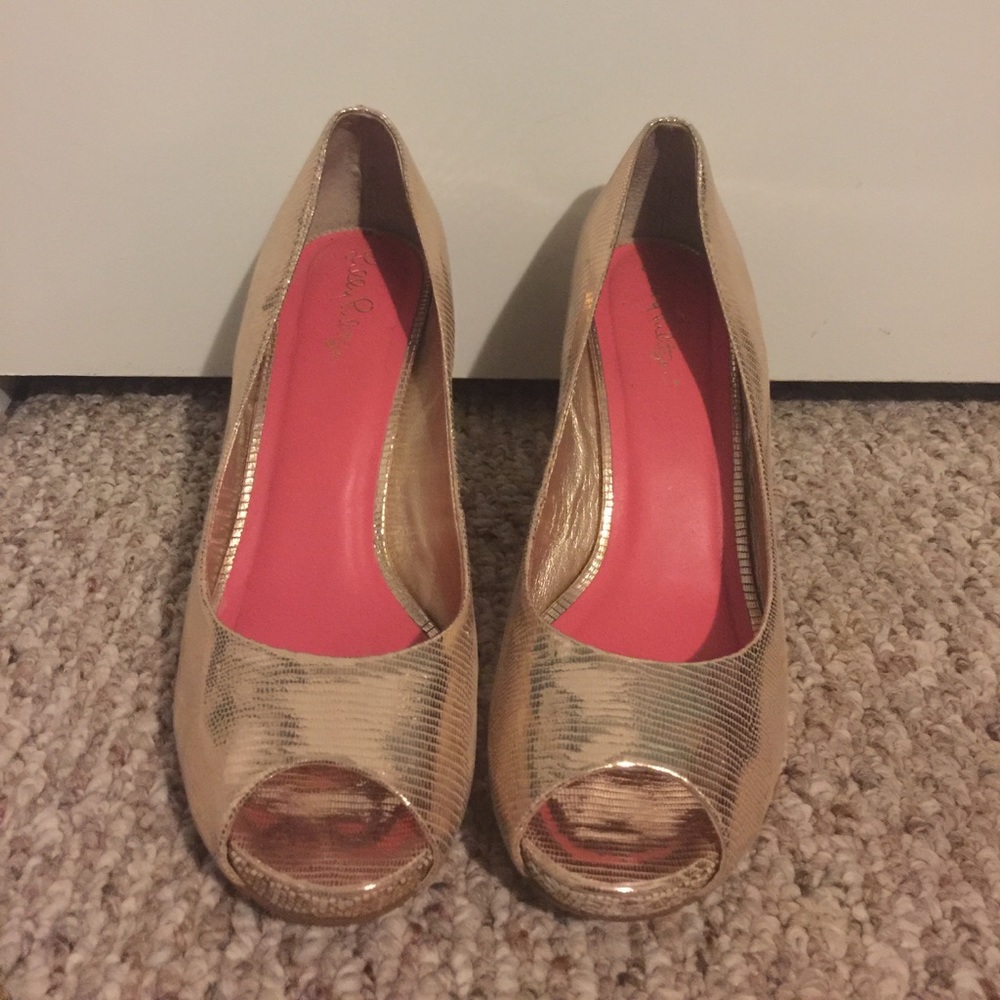 Lilly Pulitzer wedges size 9