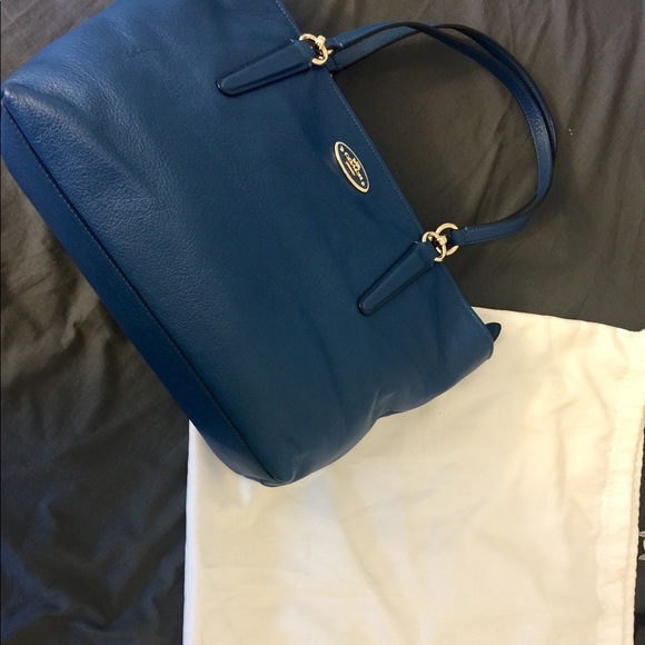 Blue coach bag