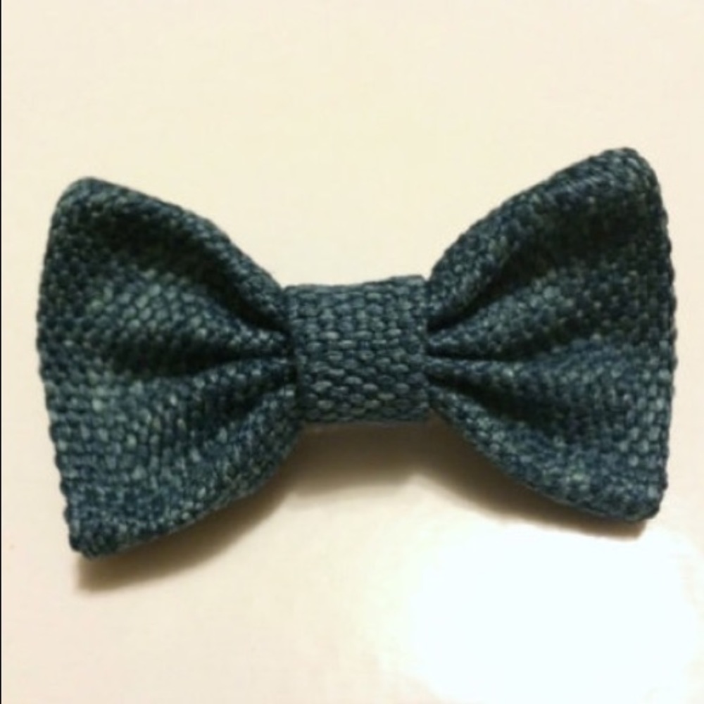 Vintage style woven hair bow