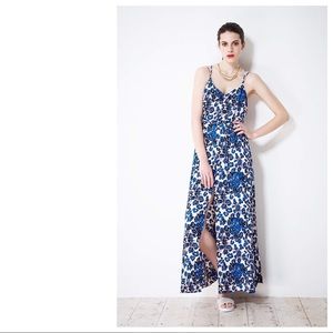 Topshop Island Animal Print Dress