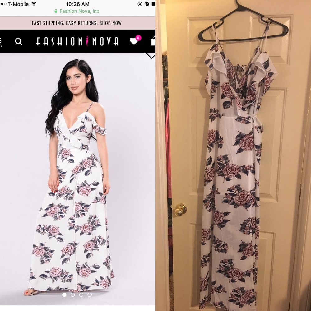 Fashion nova floral maxi dress