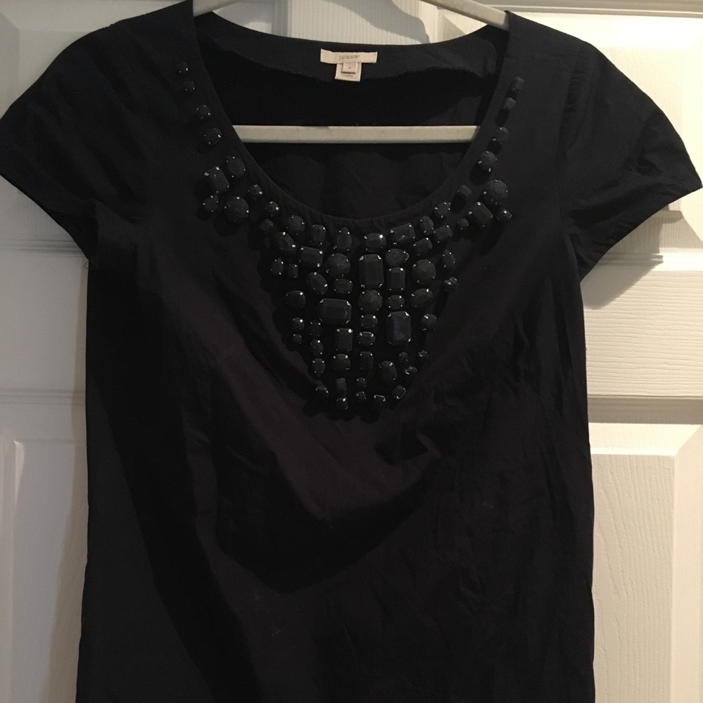 Beaded J. Crew top