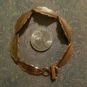 Copper Leaf Bracelet