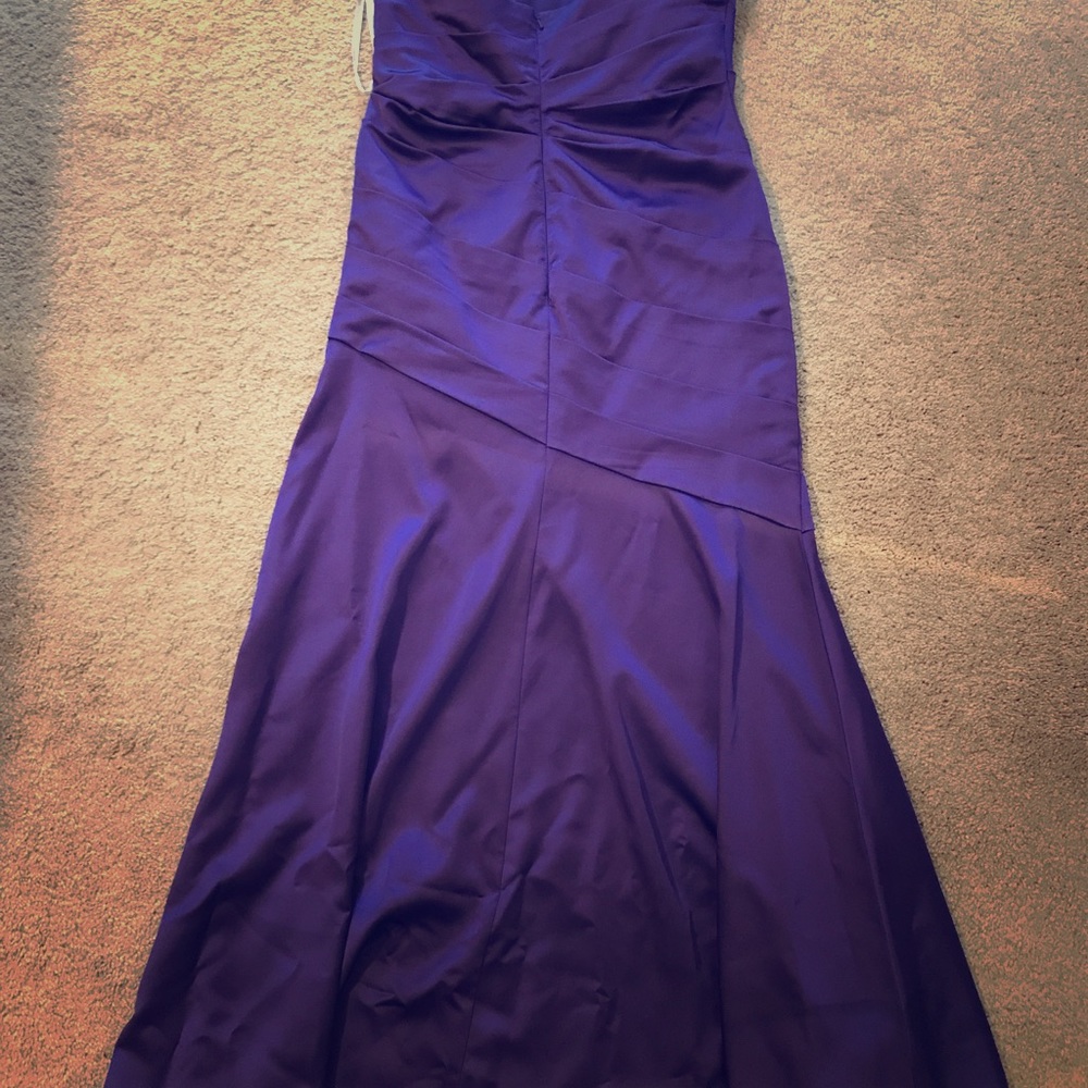 David's Bridal bridesmaids dress style # F15586