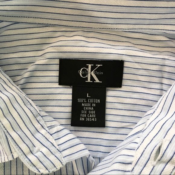 Calvin Klein long sleeve men's button up shirt Lg - Picture 2 of 7