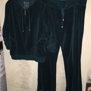 VS velour sweat suit