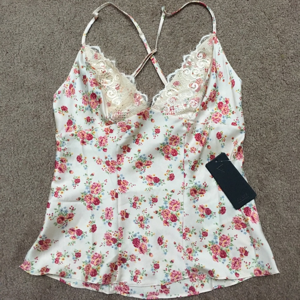 Guess market floral lace trim Cani