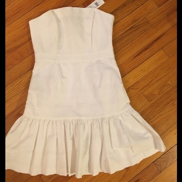 Vineyard Vines Canning Jaquard Strapless Dress - Picture 2 of 4