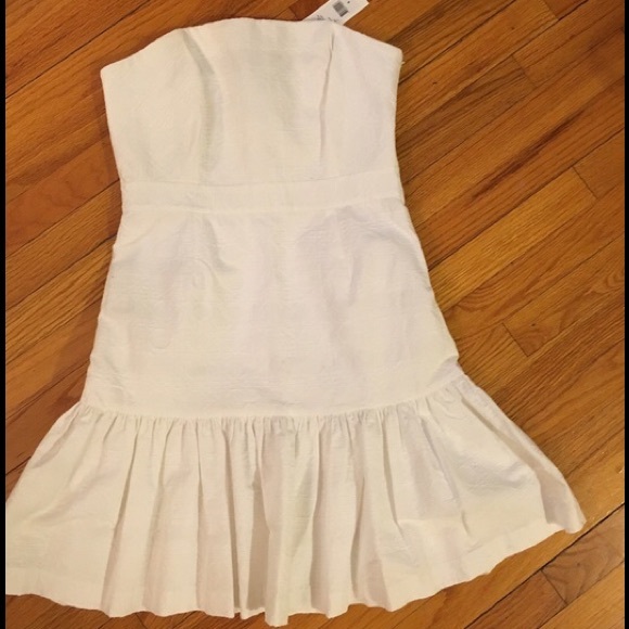 Vineyard Vines Canning Jaquard Strapless Dress - Picture 3 of 4