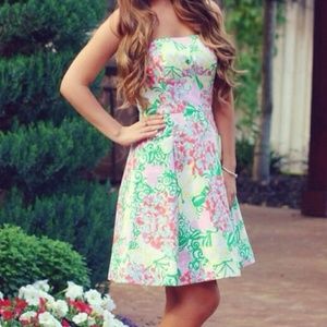 Size 4 Lilly Pulitzer Strapless Dress