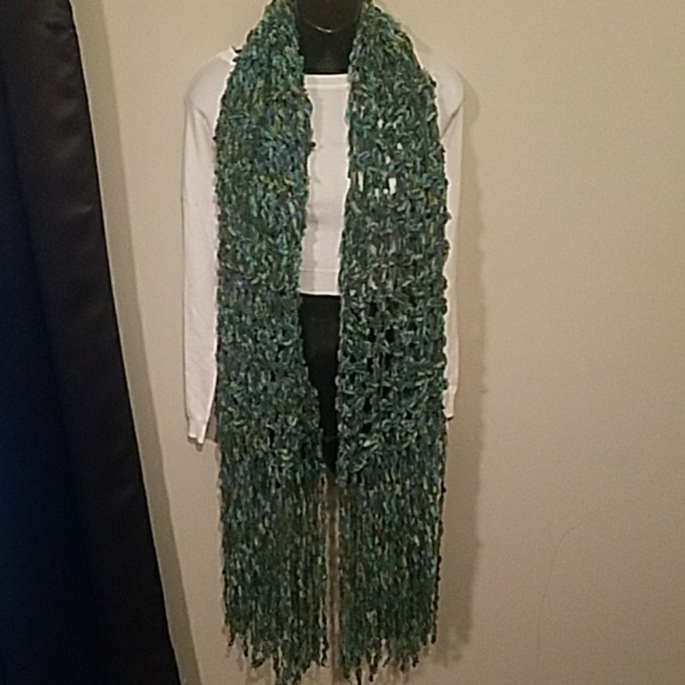Crochet Scarf- Multicolored- Made by Hand