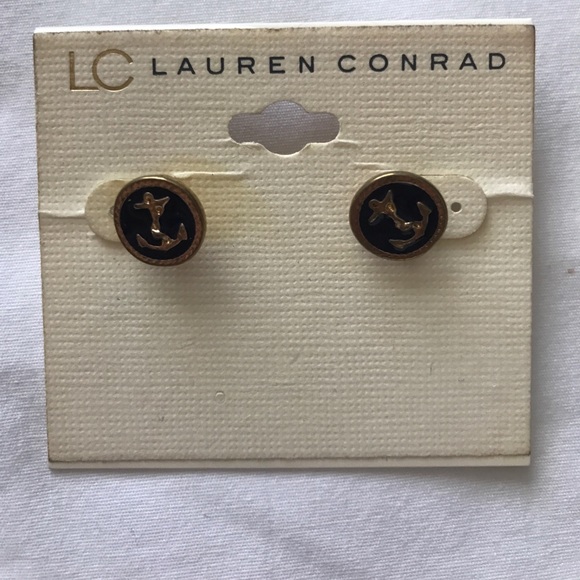 Lauren Conrad anchor earrings - Picture 1 of 3