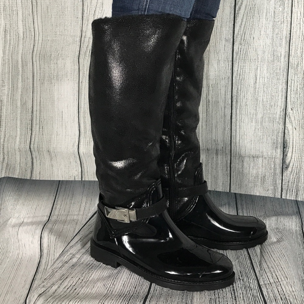 Fur Lined Knee High Boots - Picture 4 of 8