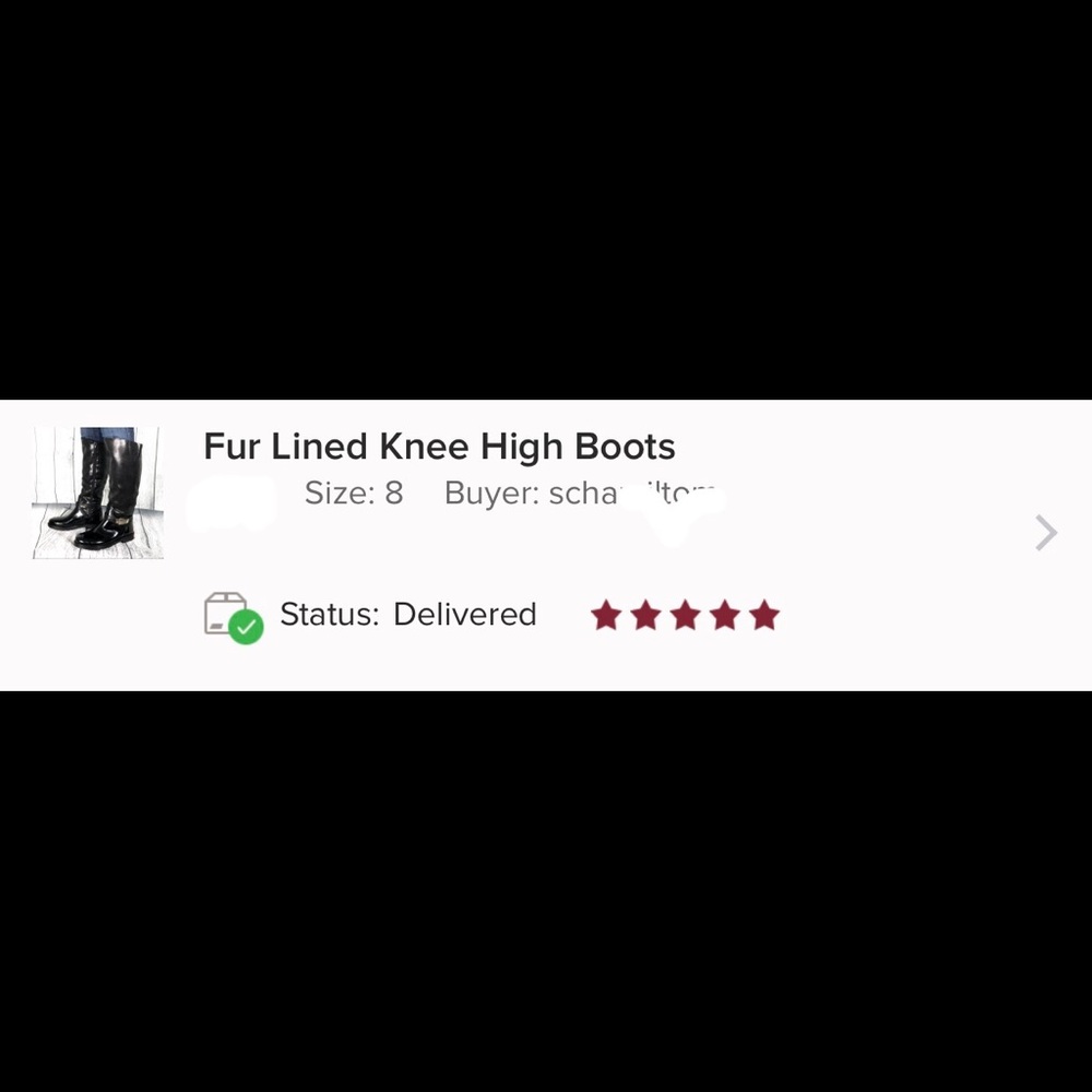Fur Lined Knee High Boots - Picture 8 of 8